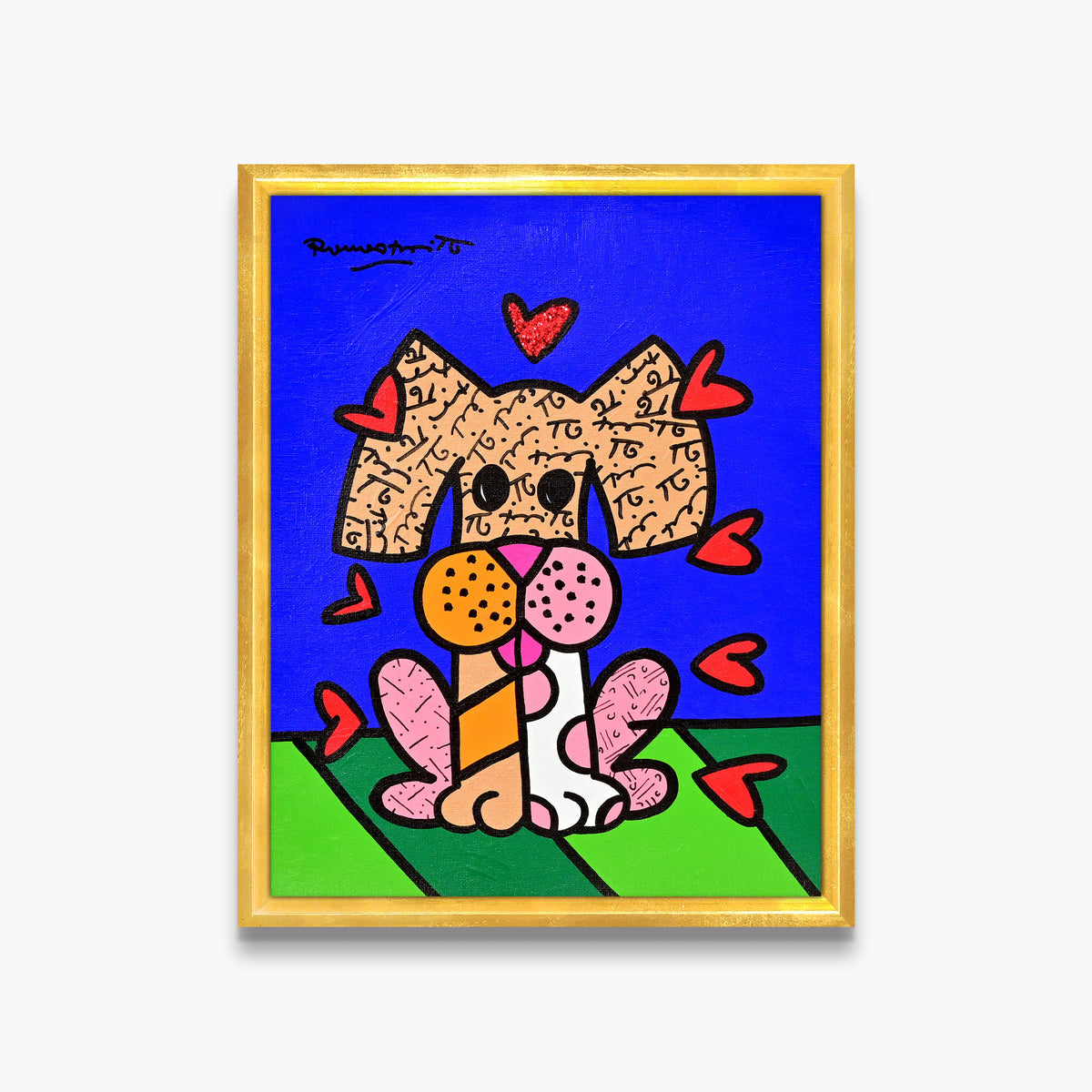 Britto Dog - Original Painting