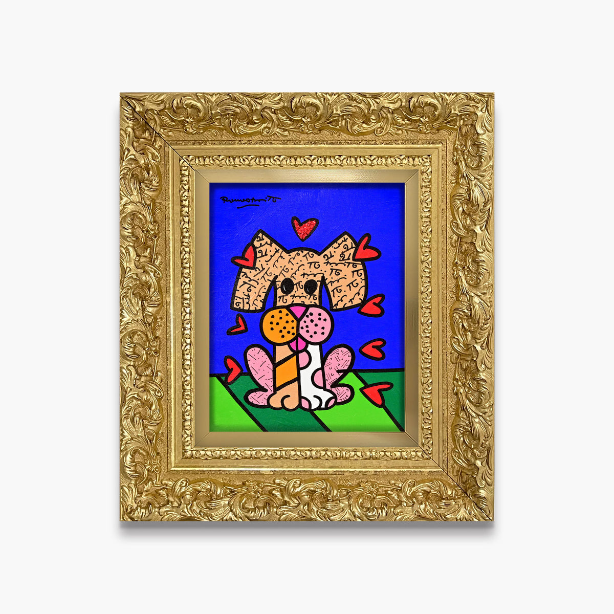 Britto Dog - Original Painting