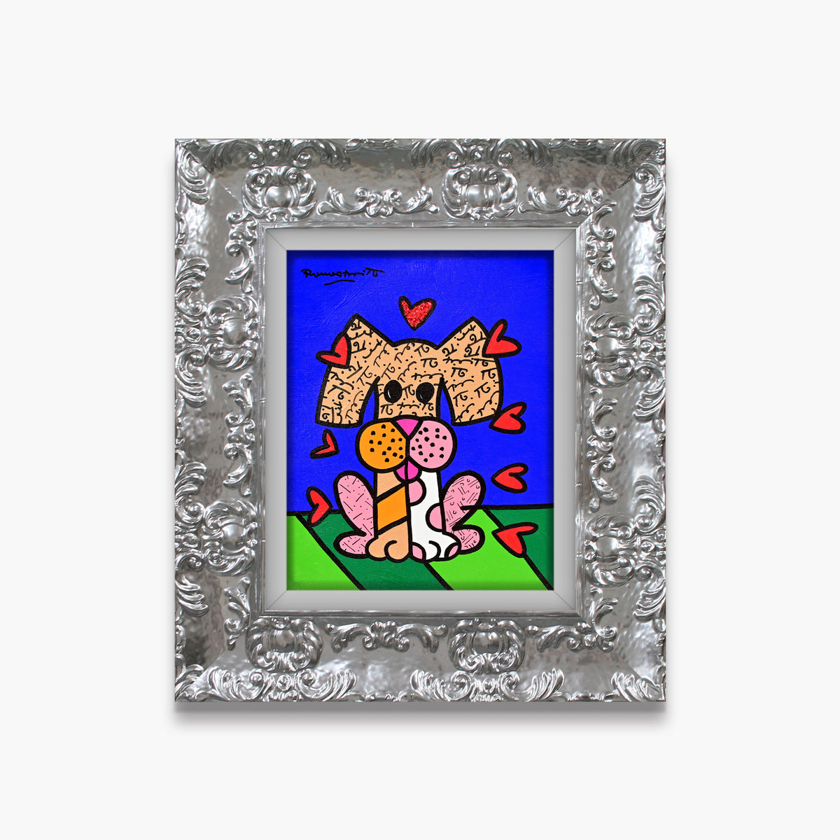 Britto Dog - Original Painting