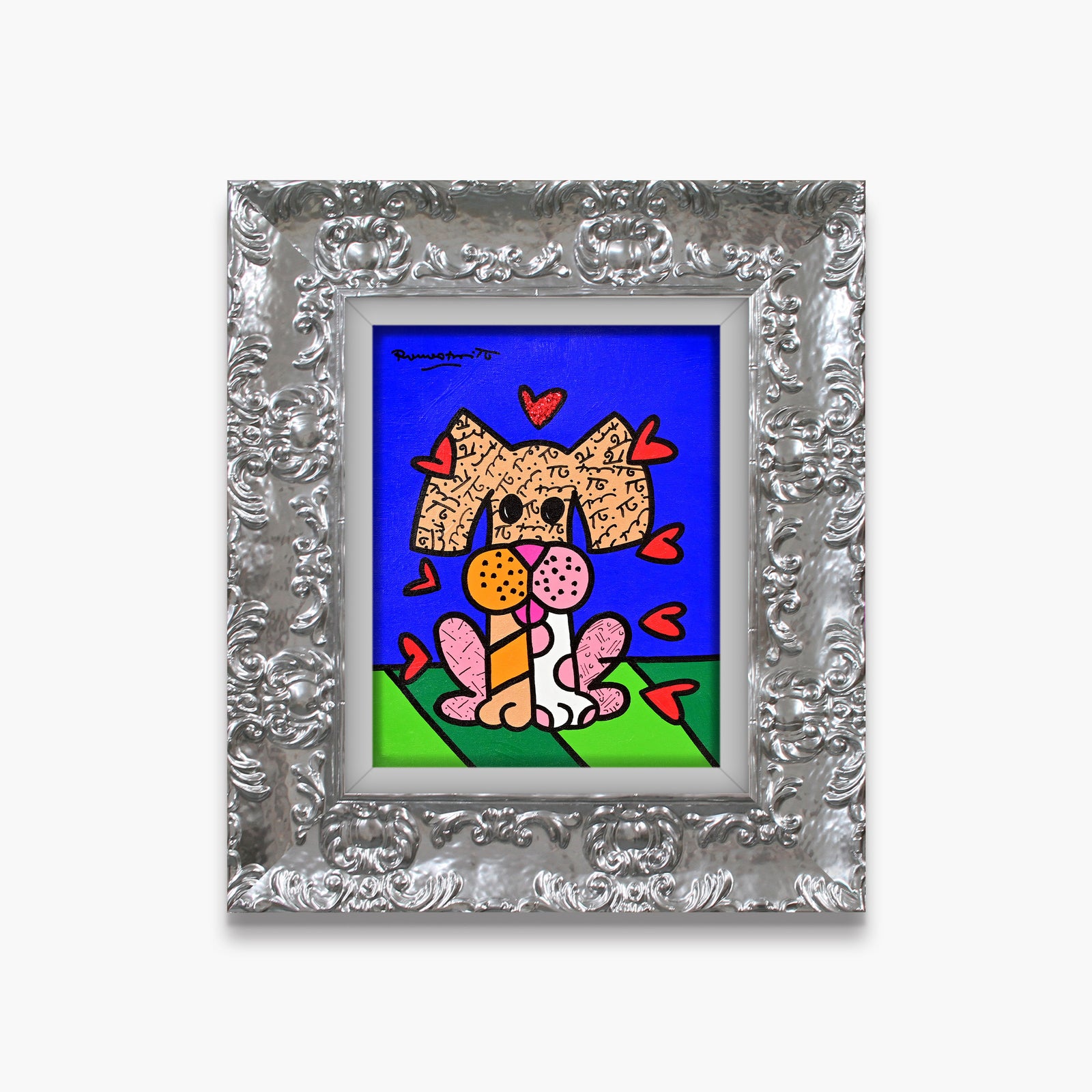 Britto Dog - Original Painting
