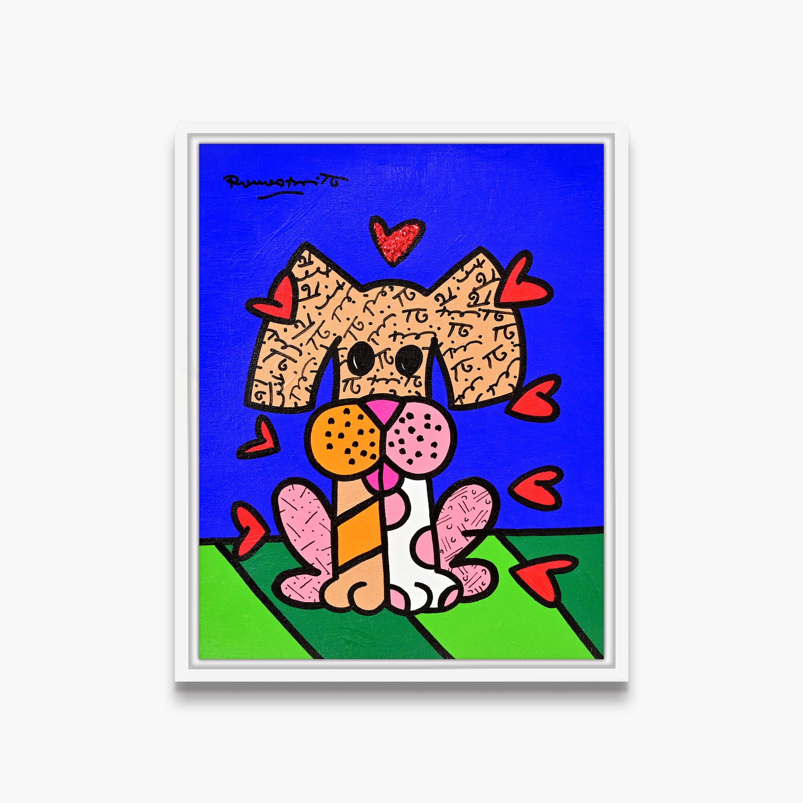 Britto Dog - Original Painting