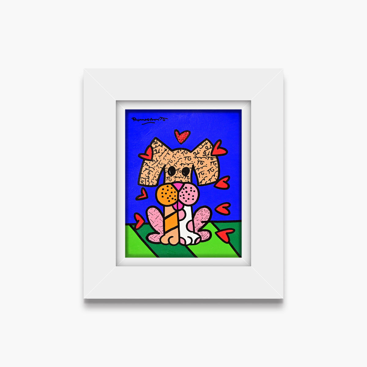 Britto Dog - Original Painting