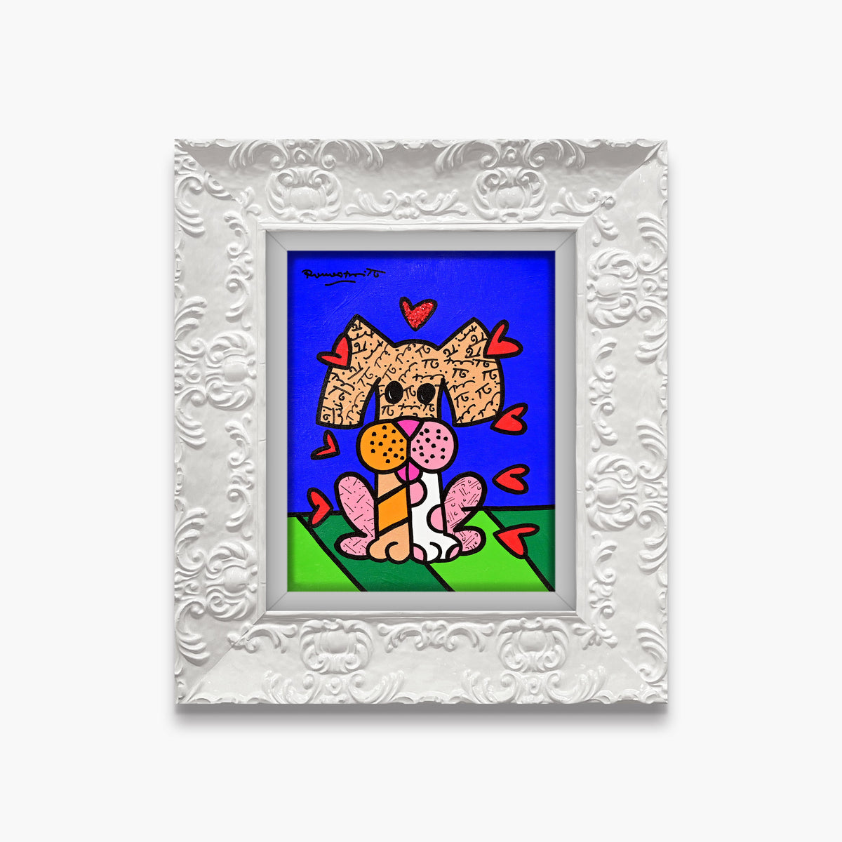 Britto Dog - Original Painting