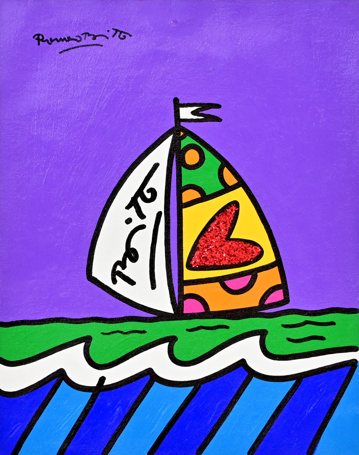 Purple Sky - Original Painting