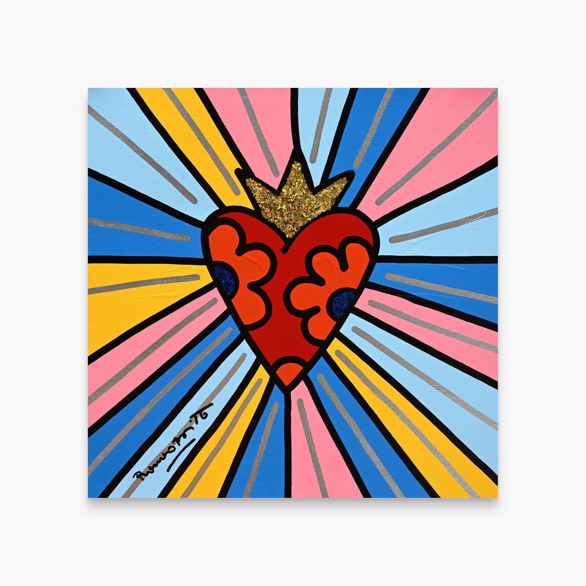 Crown Heart - Original Painting