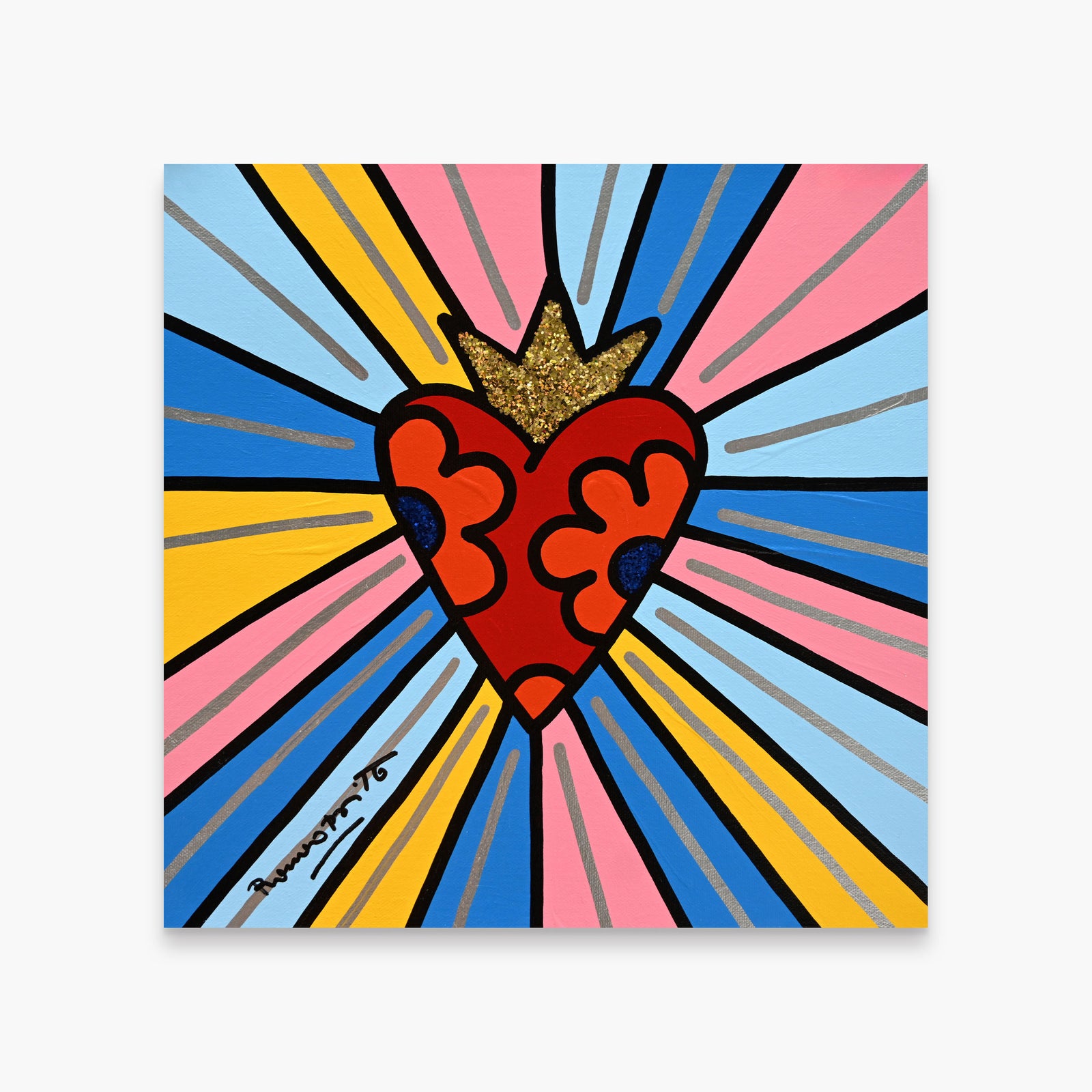 Crown Heart - Original Painting