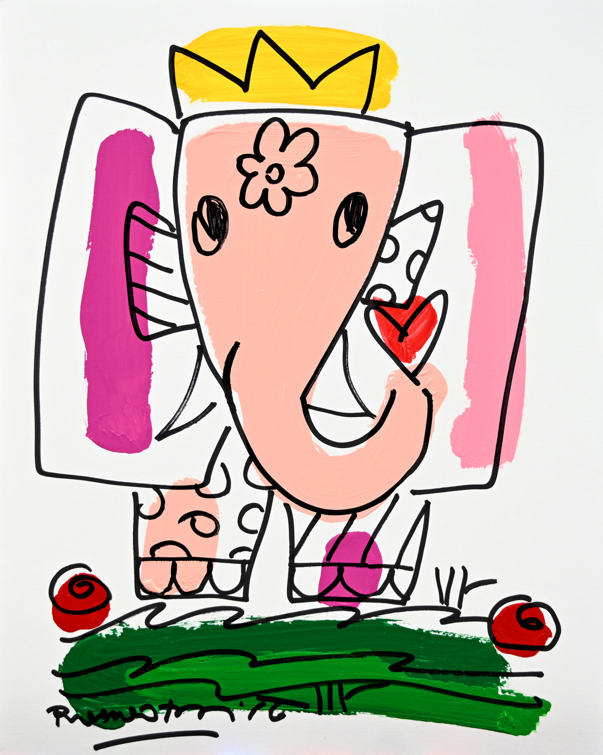 Thomas Collection (Elephant) - Original Drawing