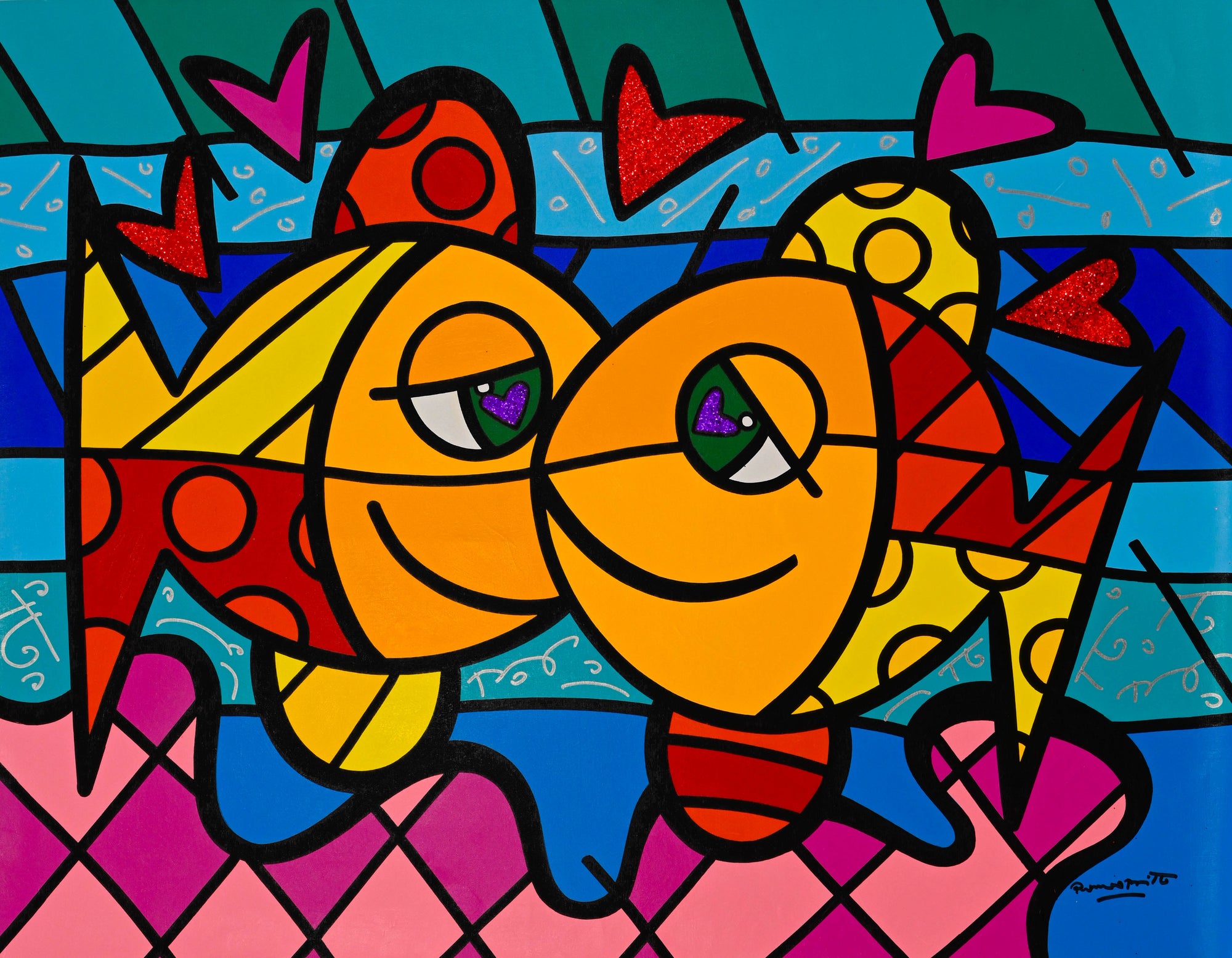 Britto Original Paintings: Unique and Vibrant Works Page 2 - Shop