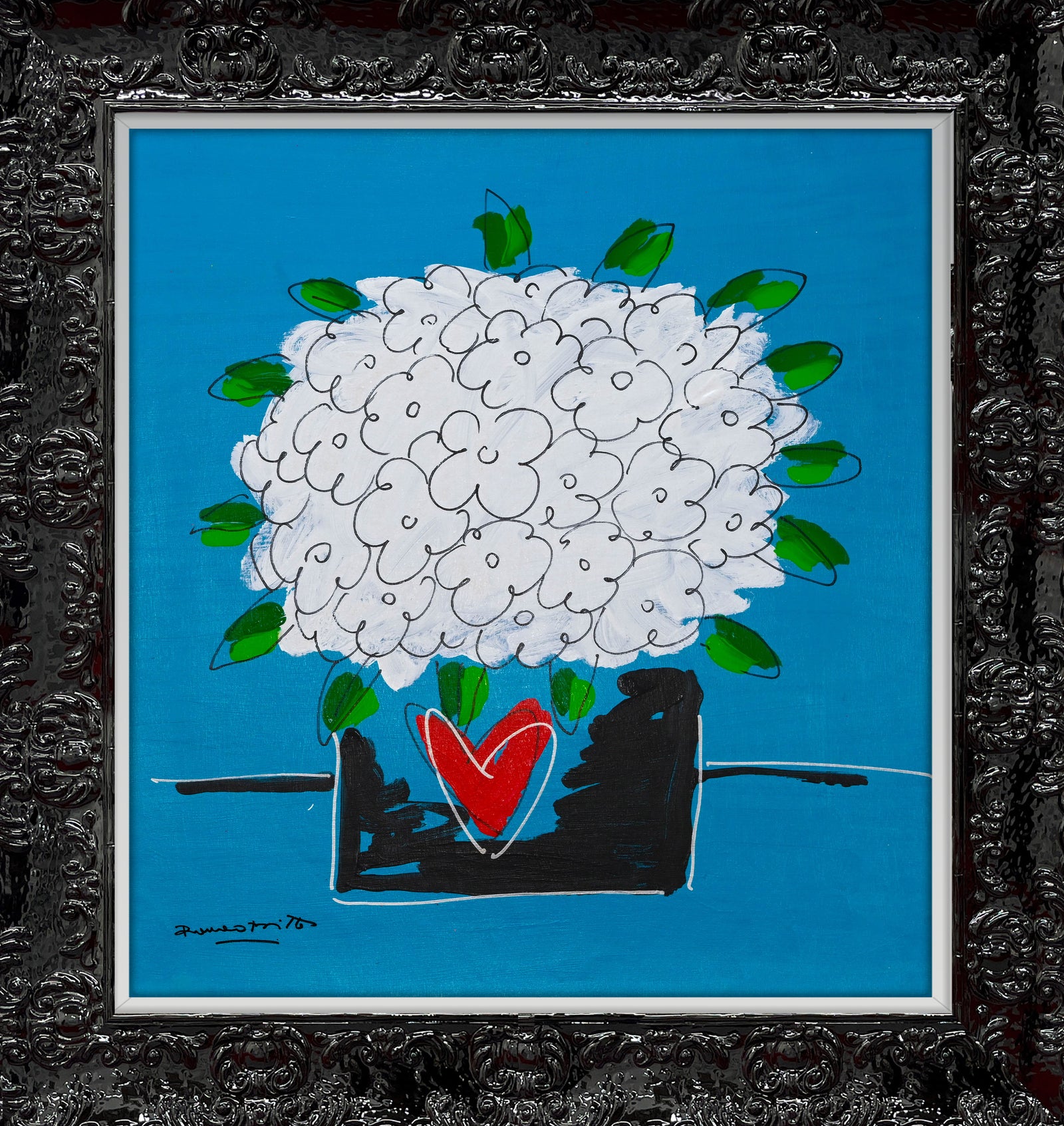 all the flowers just for  artistic colorful design collectible