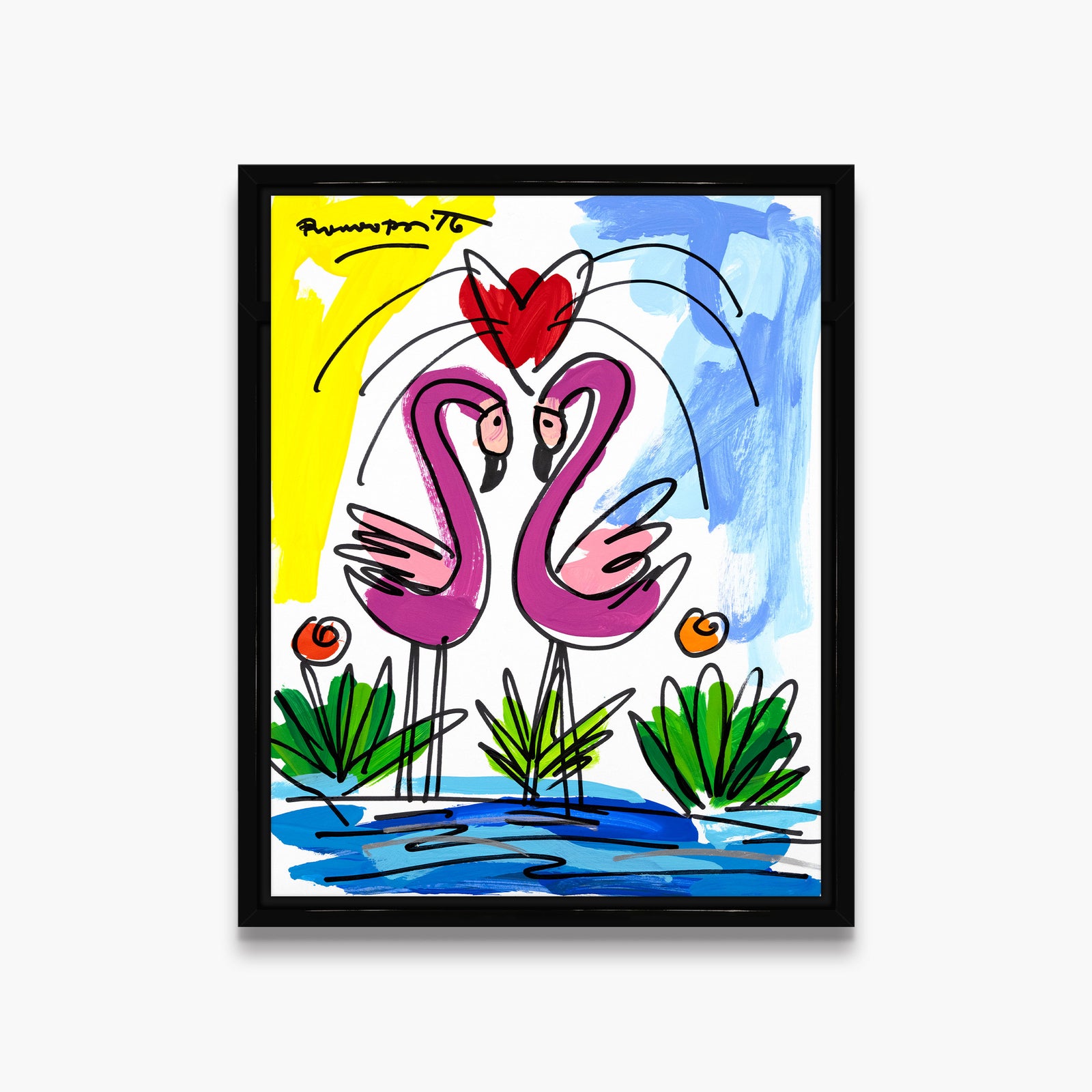 Thomas Collection (Flamingo) - Original Drawing