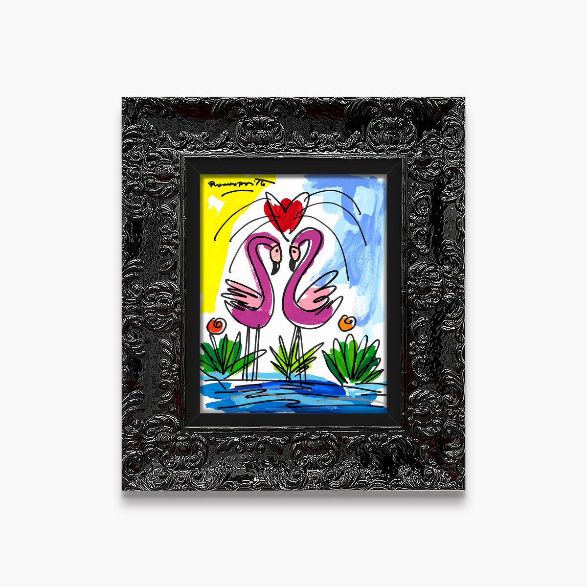 Thomas Collection (Flamingo) - Original Drawing