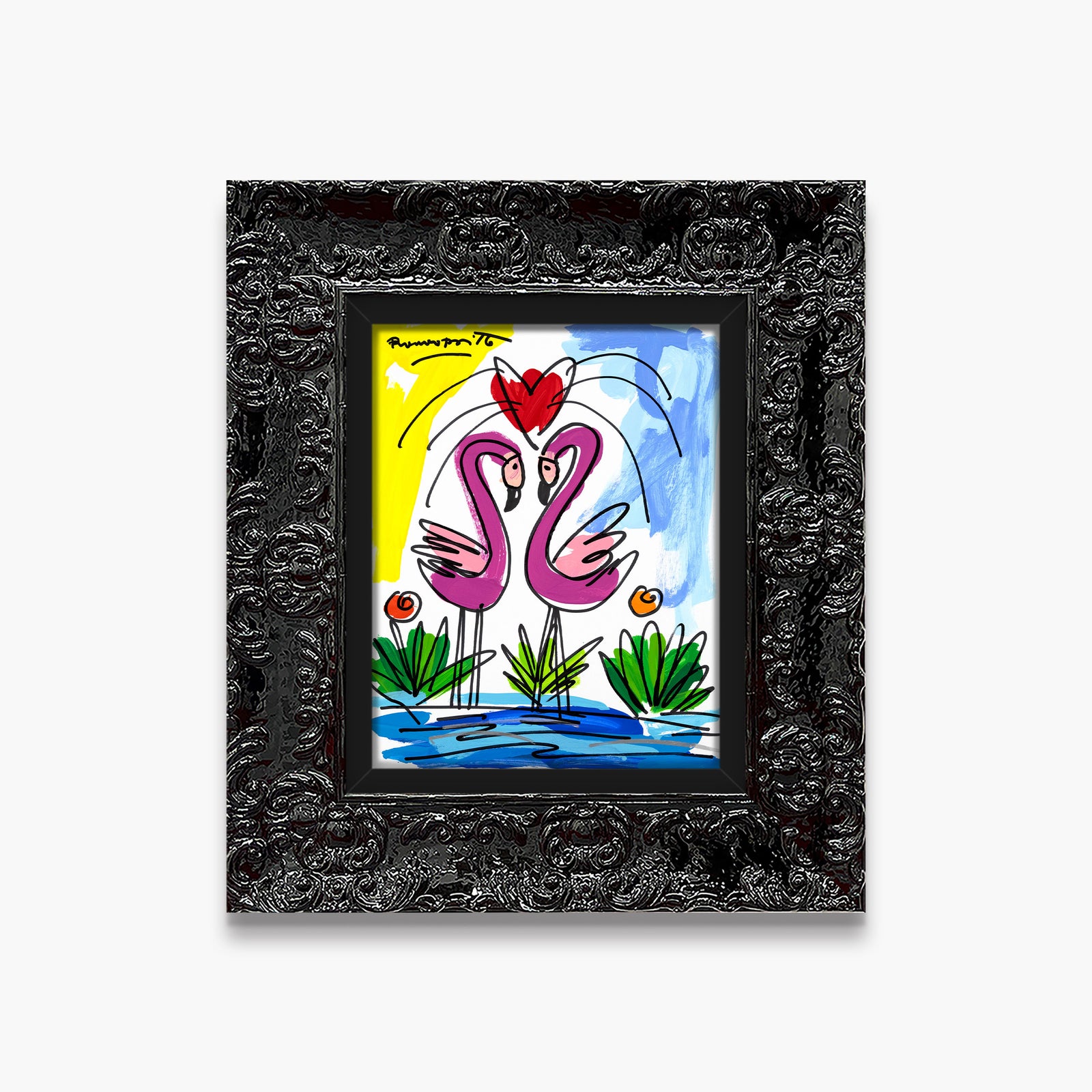 Thomas Collection (Flamingo) - Original Drawing