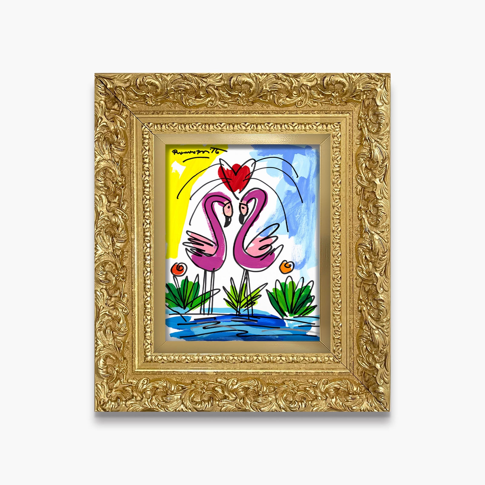 Thomas Collection (Flamingo) - Original Drawing