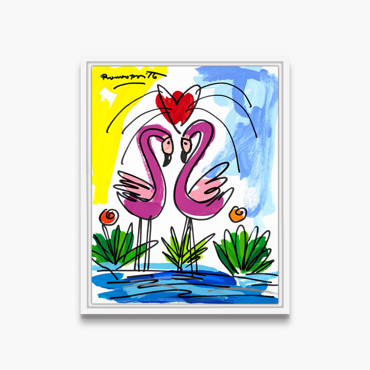 Thomas Collection (Flamingo) - Original Drawing