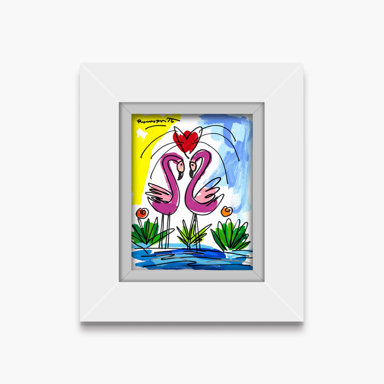 Thomas Collection (Flamingo) - Original Drawing