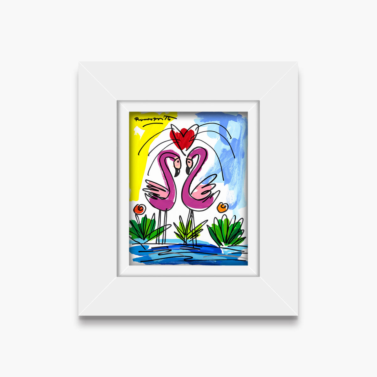 Thomas Collection (Flamingo) - Original Drawing