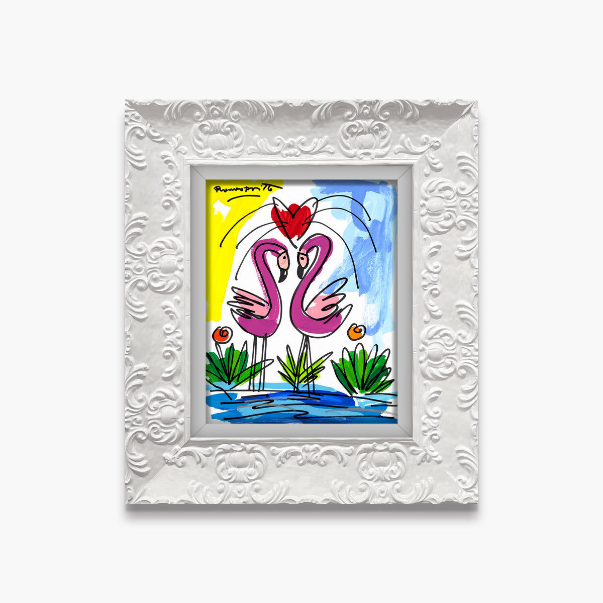 Thomas Collection (Flamingo) - Original Drawing