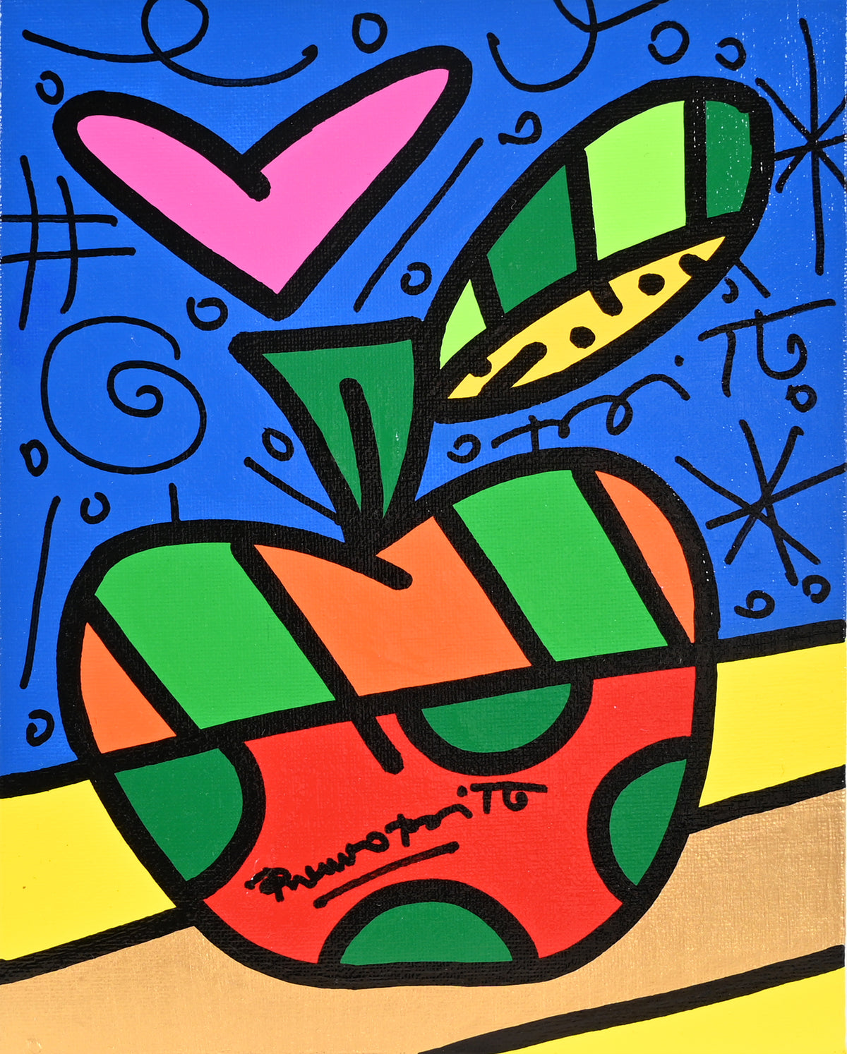 Happiness Collection (Apple) - Original Painting