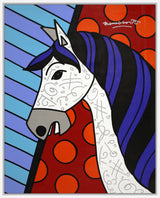 WHITE HORSE -  Original Painting