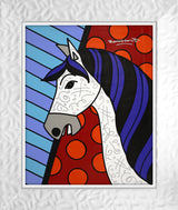 WHITE HORSE -  Original Painting