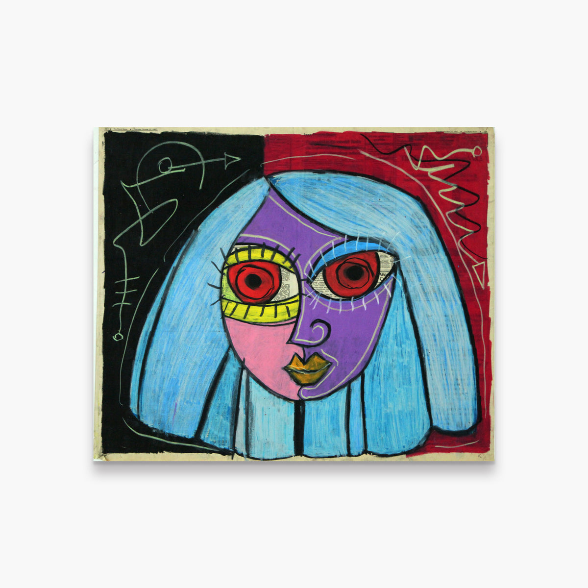 After Hours - Original Vintage Painting