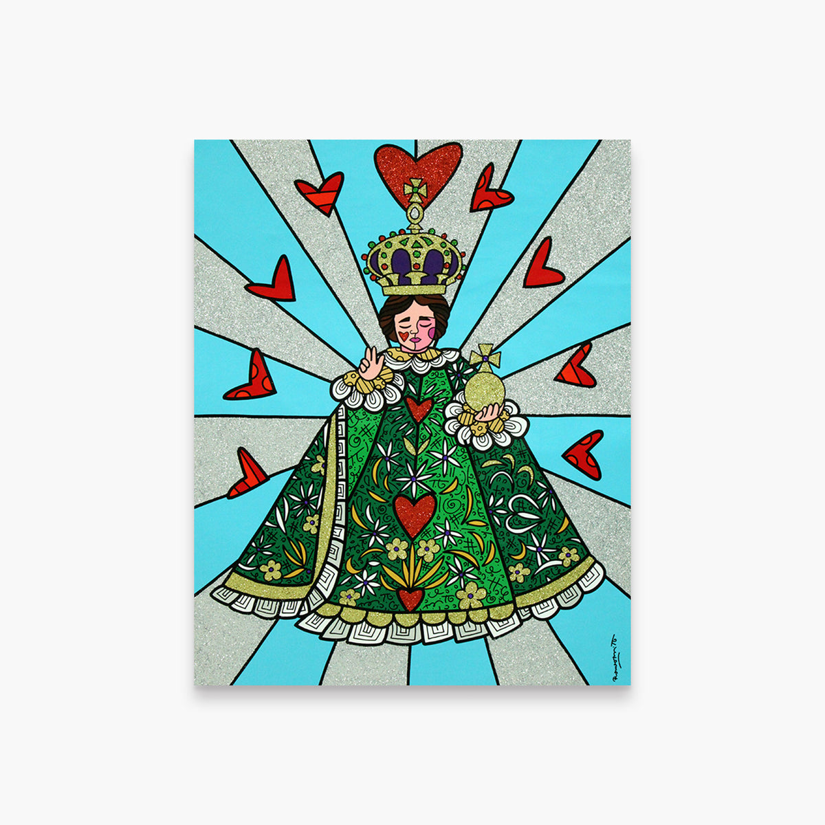 Infant Jesus Of Prague - Original Painting