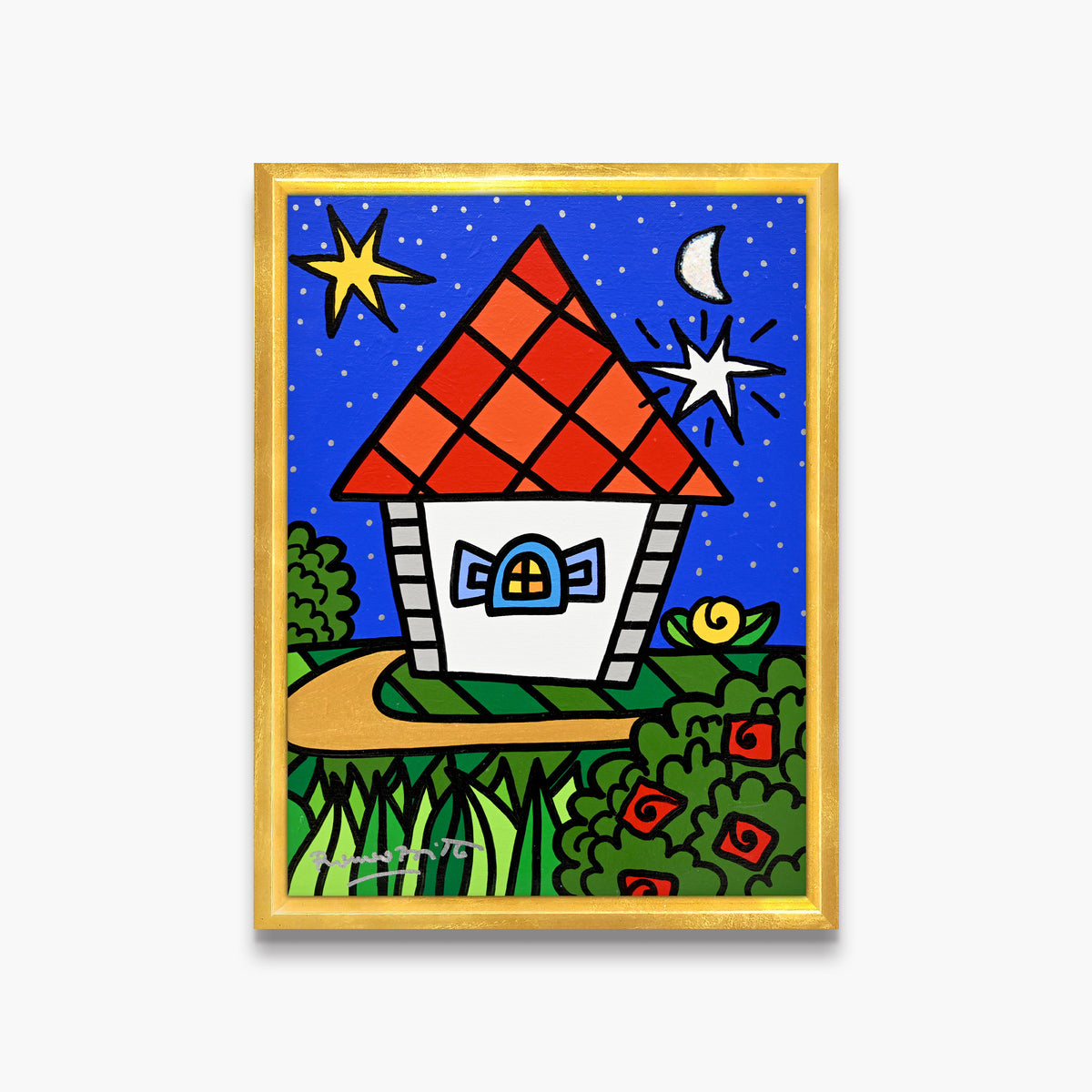 Home On The Hill - Original Painting