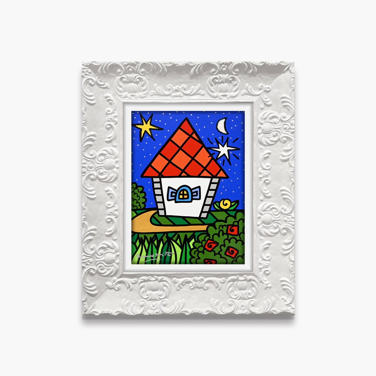 Home On The Hill - Original Painting