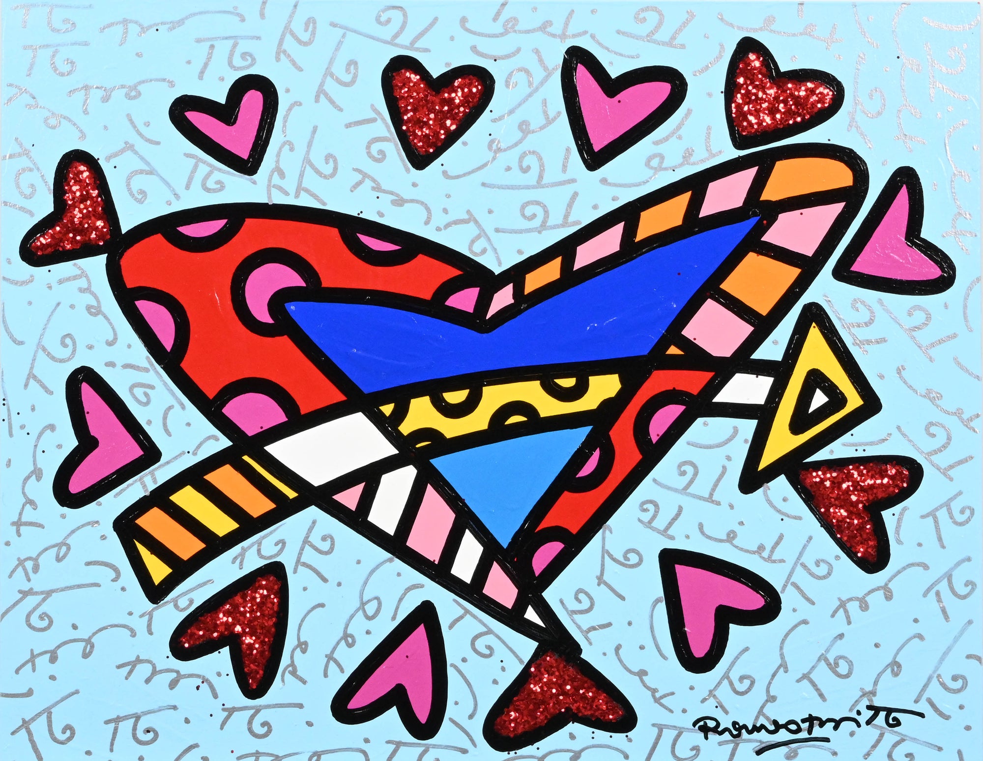 Love Circle Love - Original Painting - Shop Britto