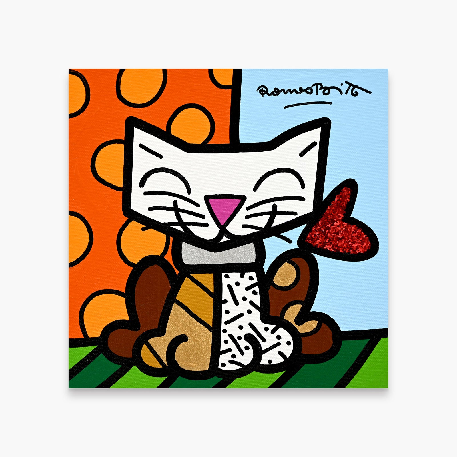 One Cat - Original Painting