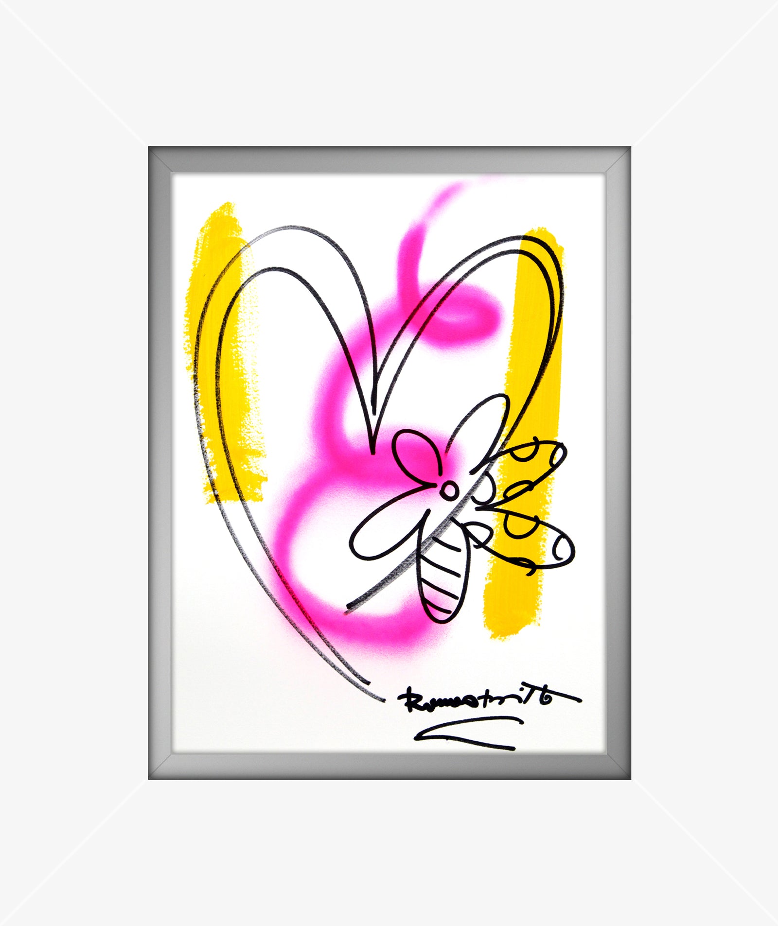 evolution original drawing  artistic colorful design collectible