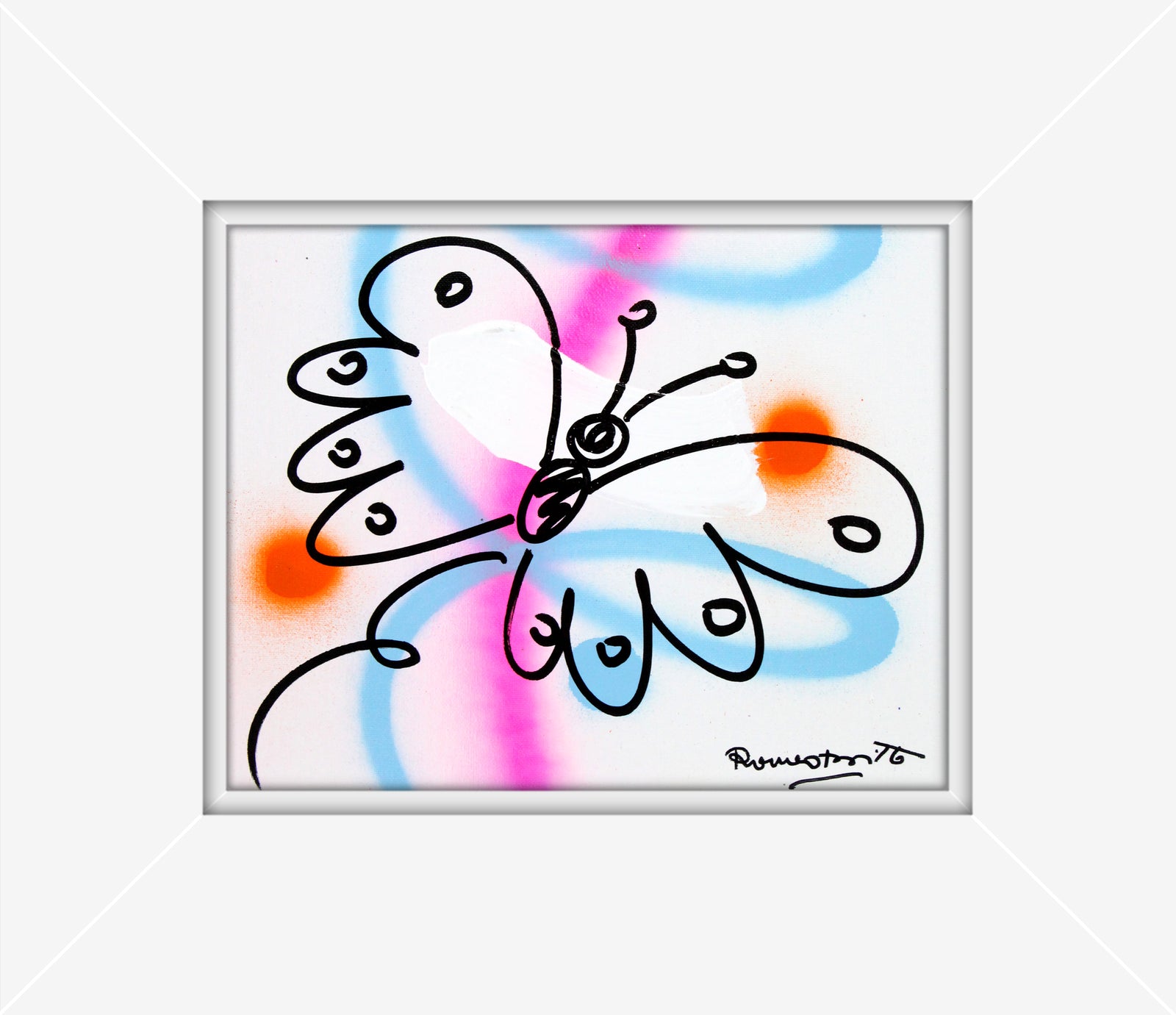 evolution original drawing  colorful decorative collectible gift idea