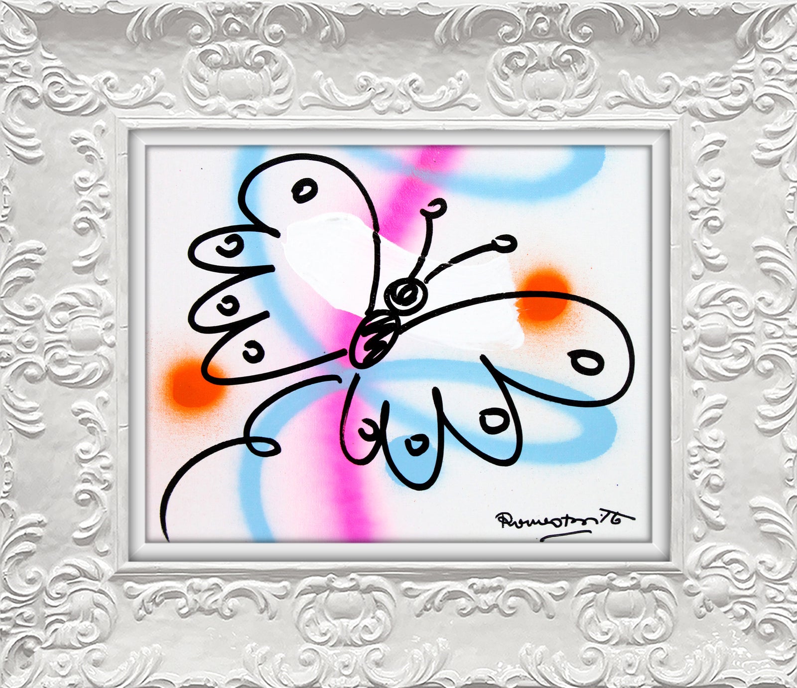 evolution original drawing  artistic colorful design collectible