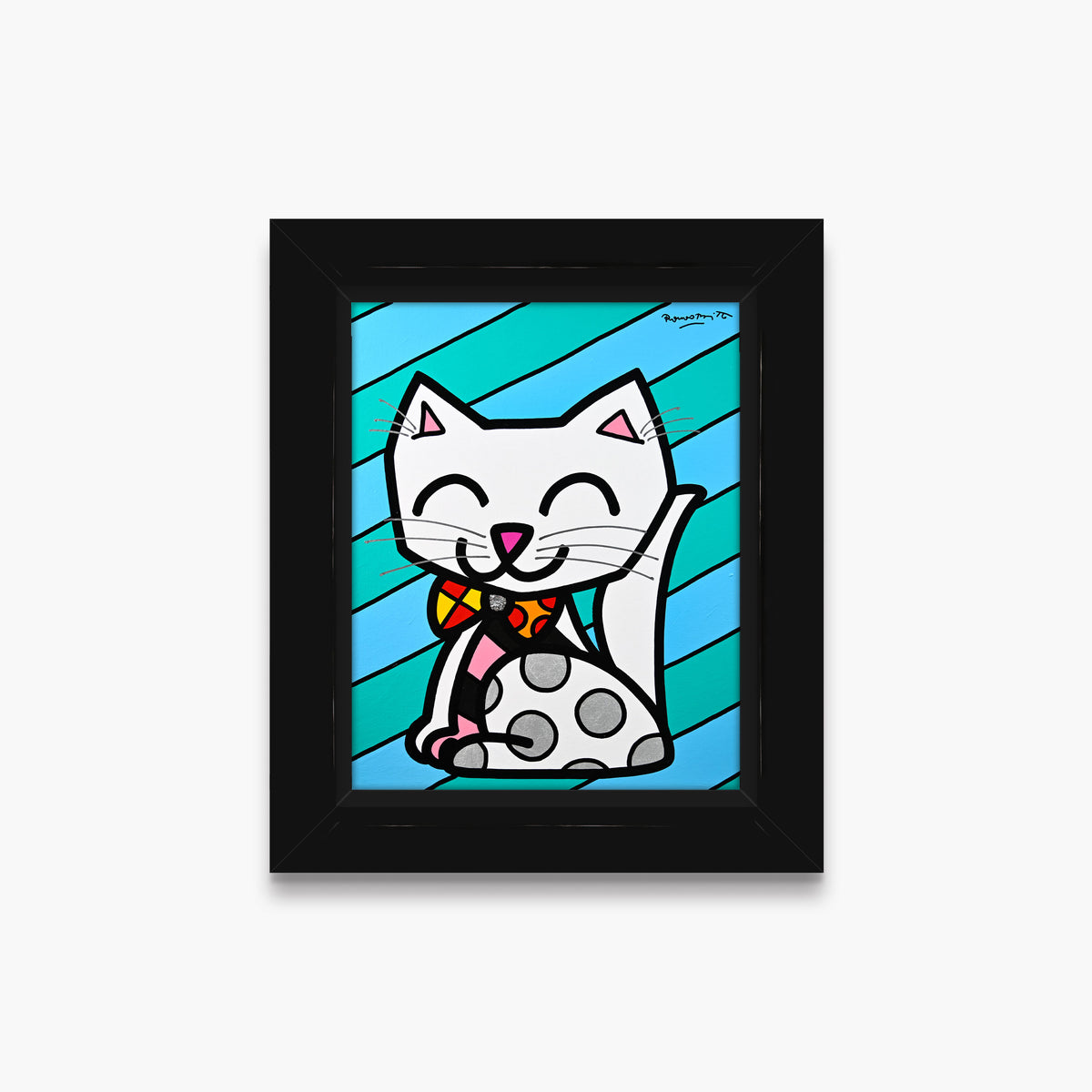 The White Cat - Original Painting