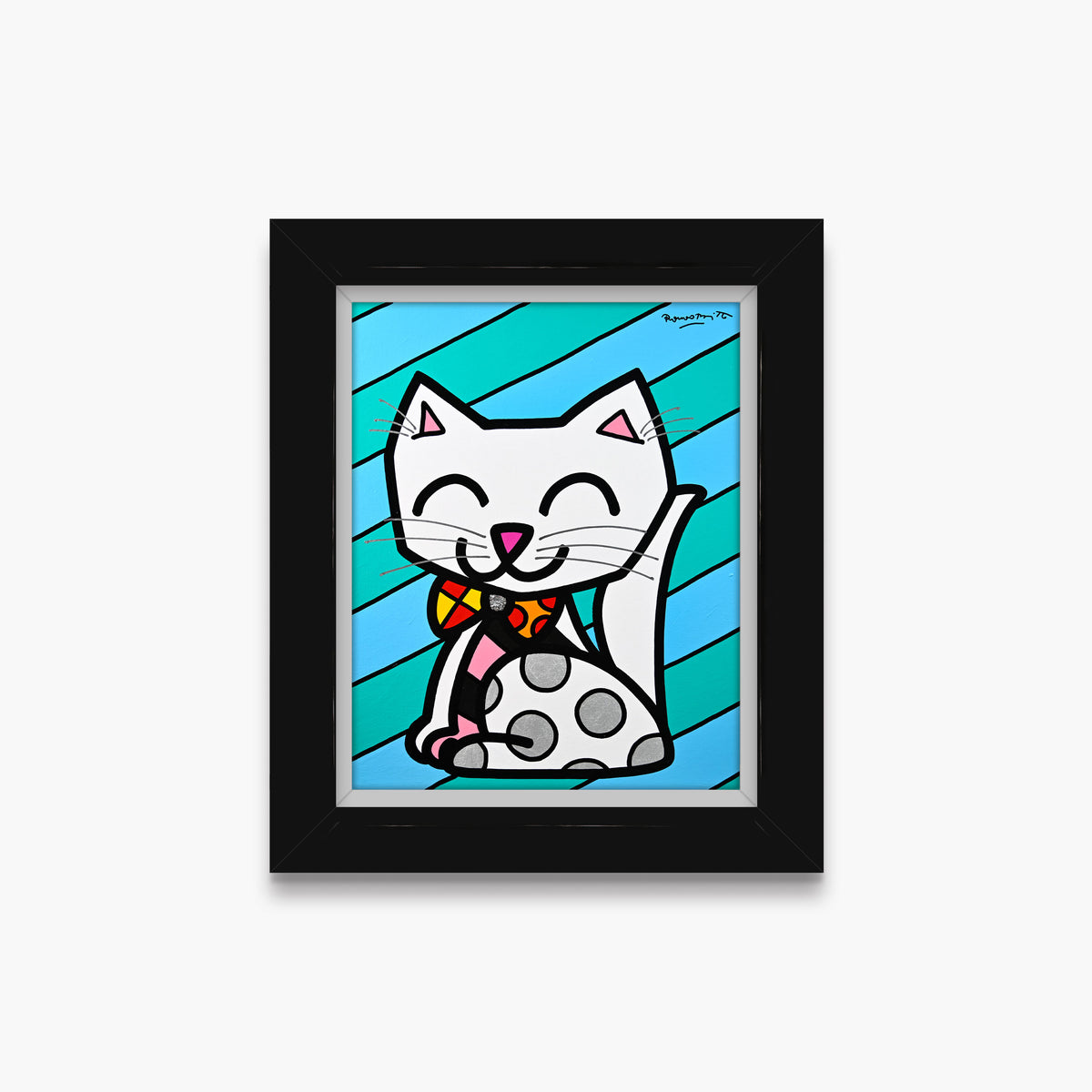 The White Cat - Original Painting