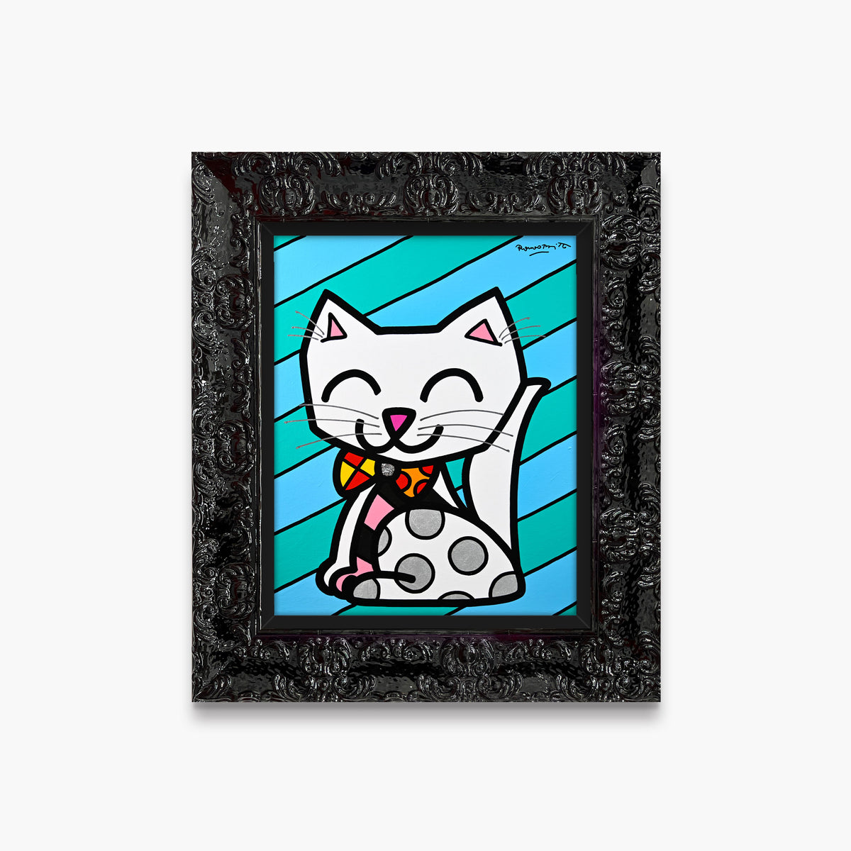 The White Cat - Original Painting