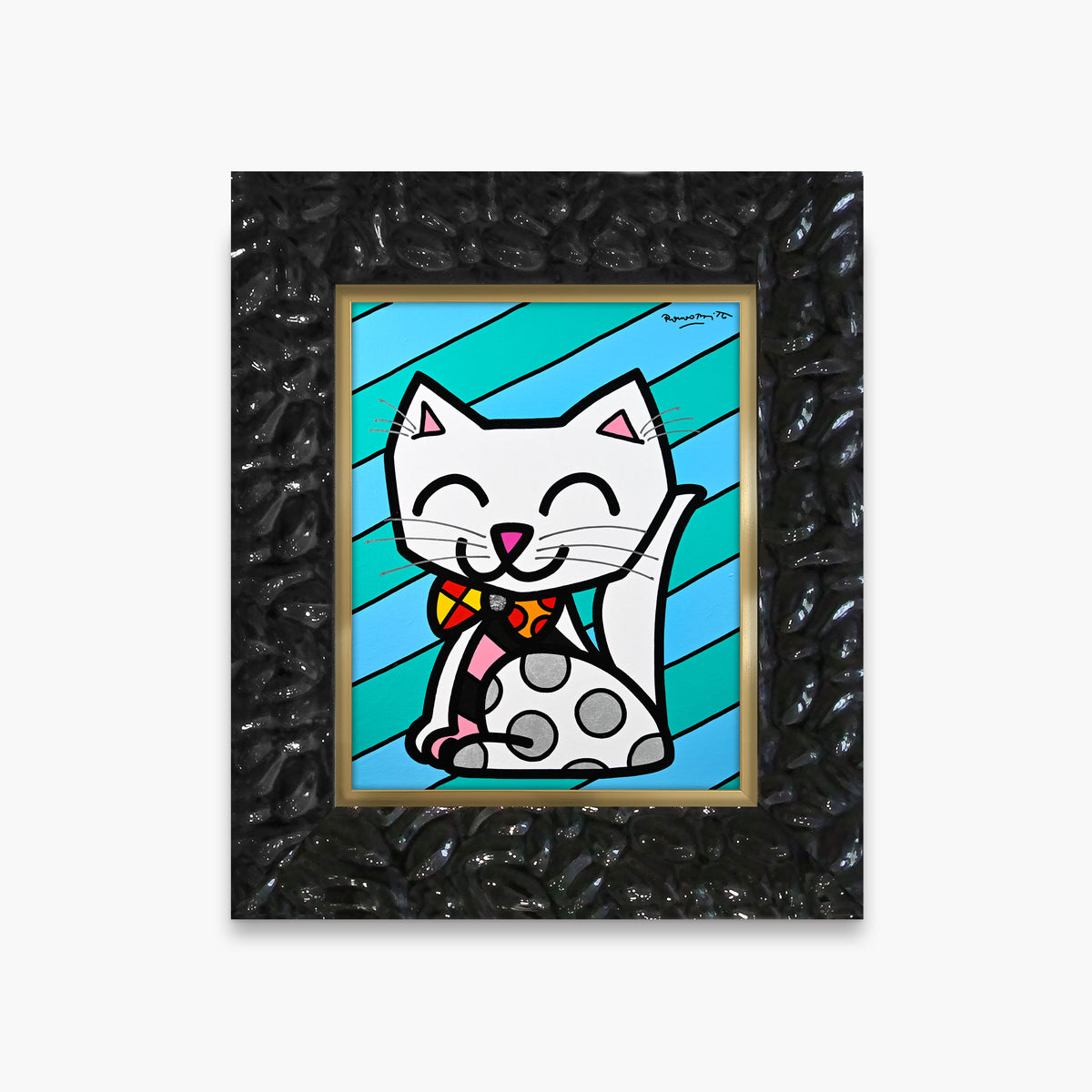 The White Cat - Original Painting