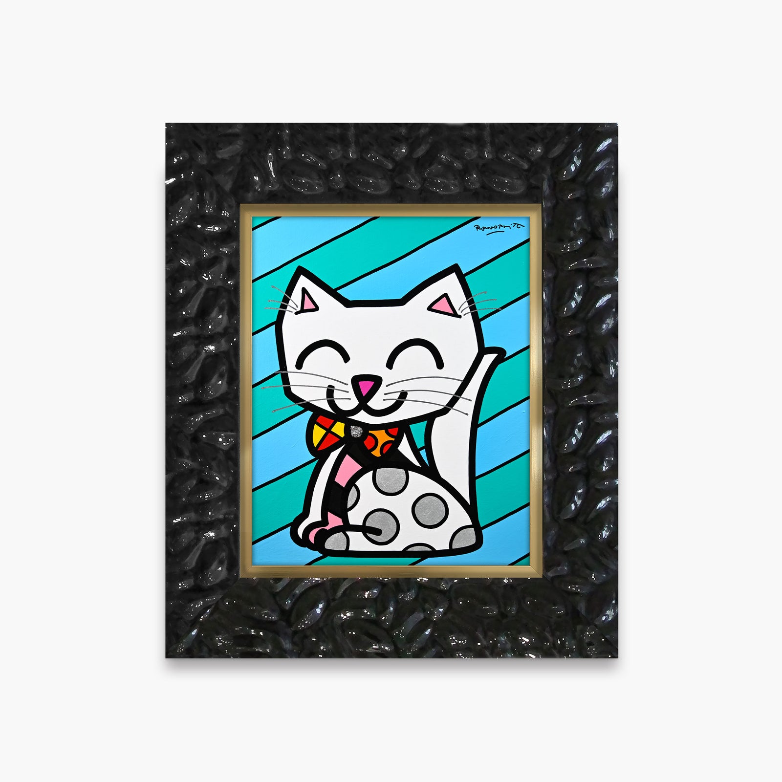 The White Cat - Original Painting