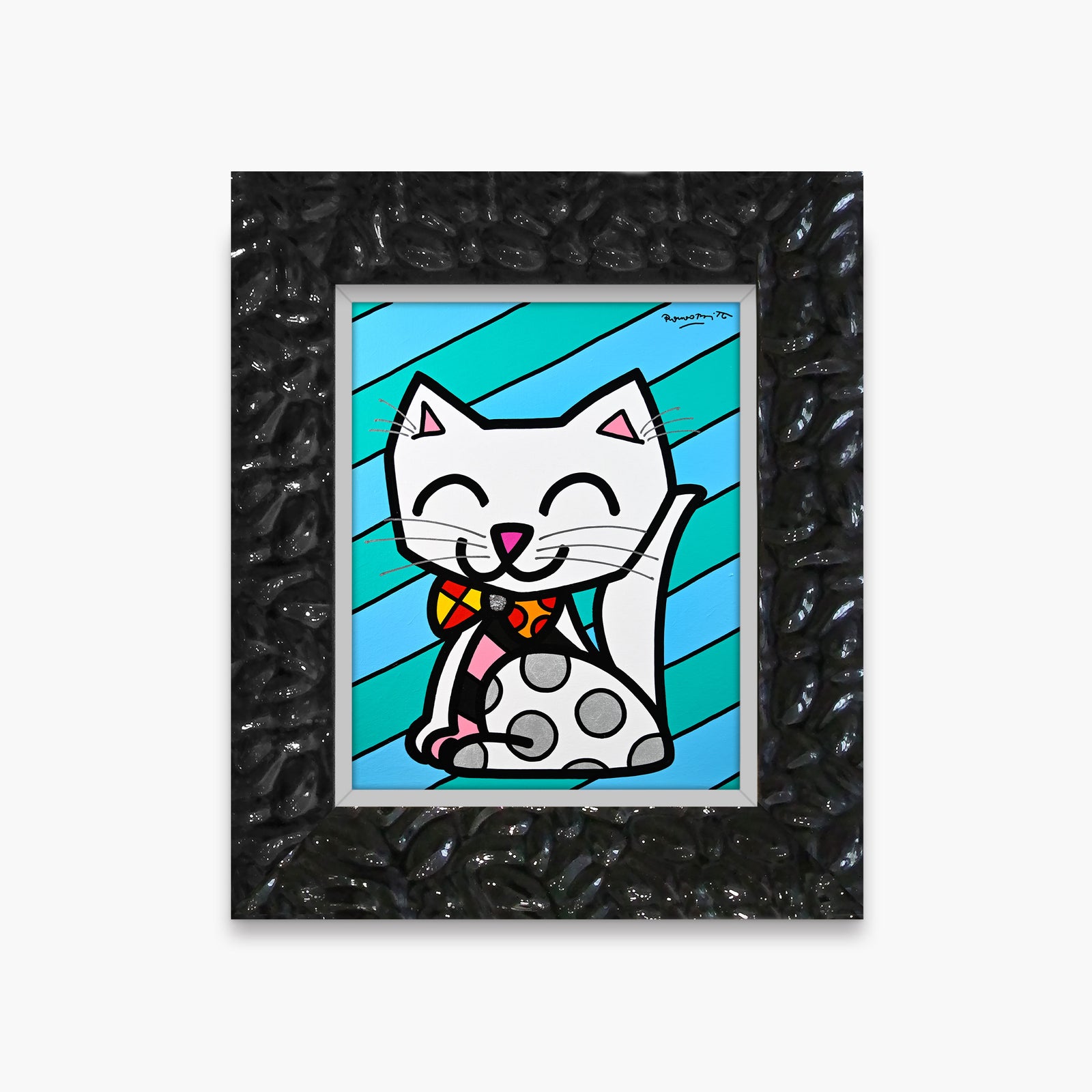 The White Cat - Original Painting