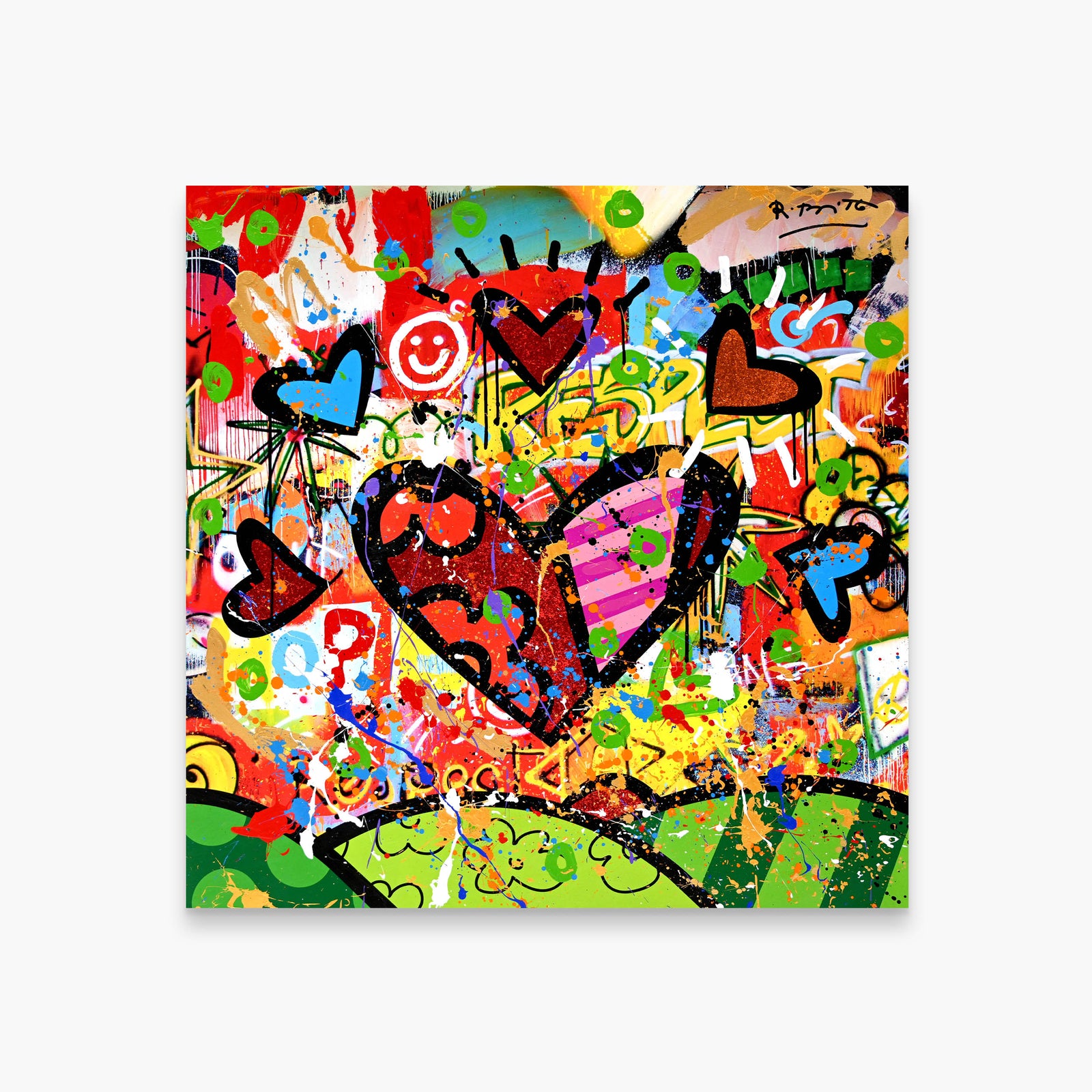 Love For Life - Mixed Media Original