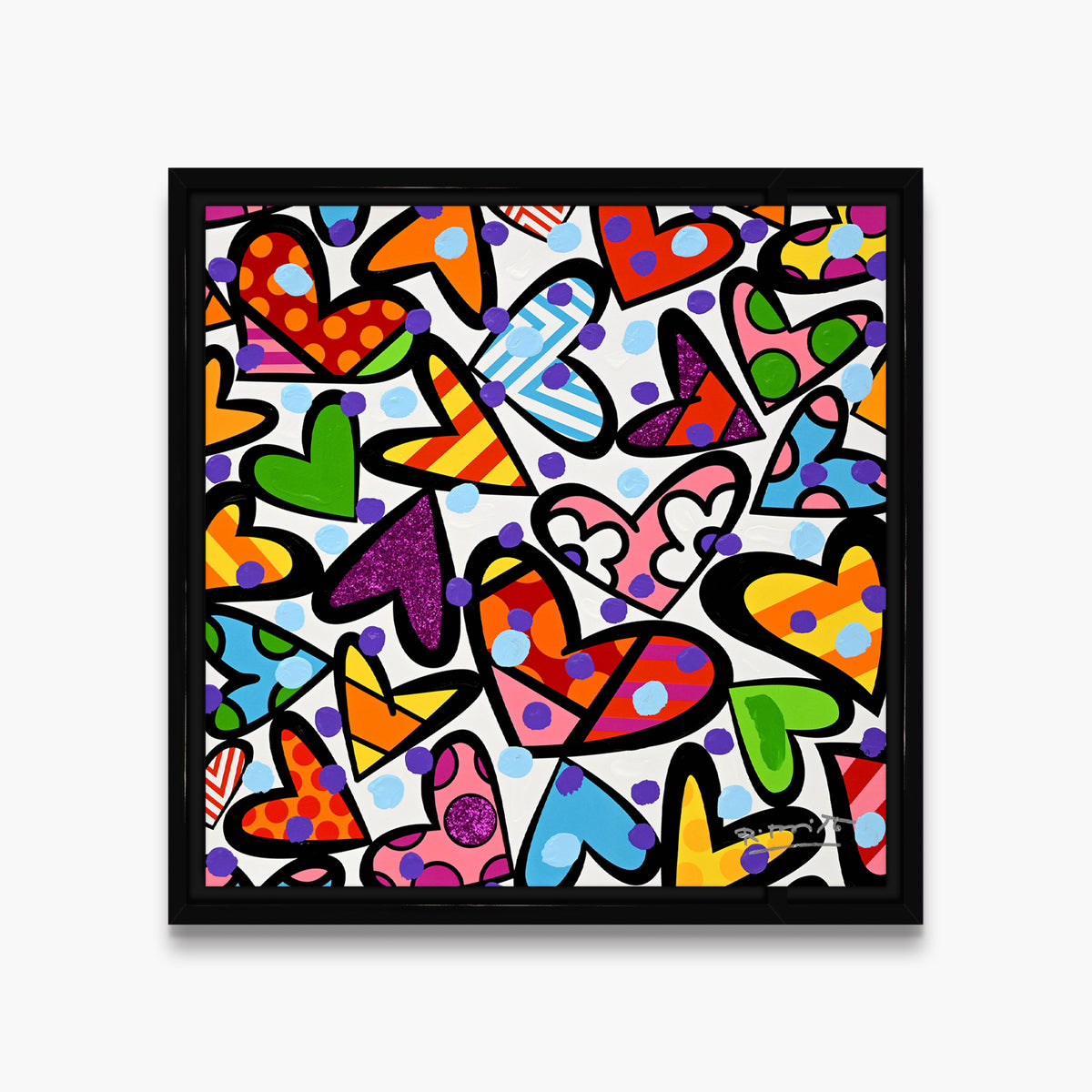 Hearts - Mixed Media Original