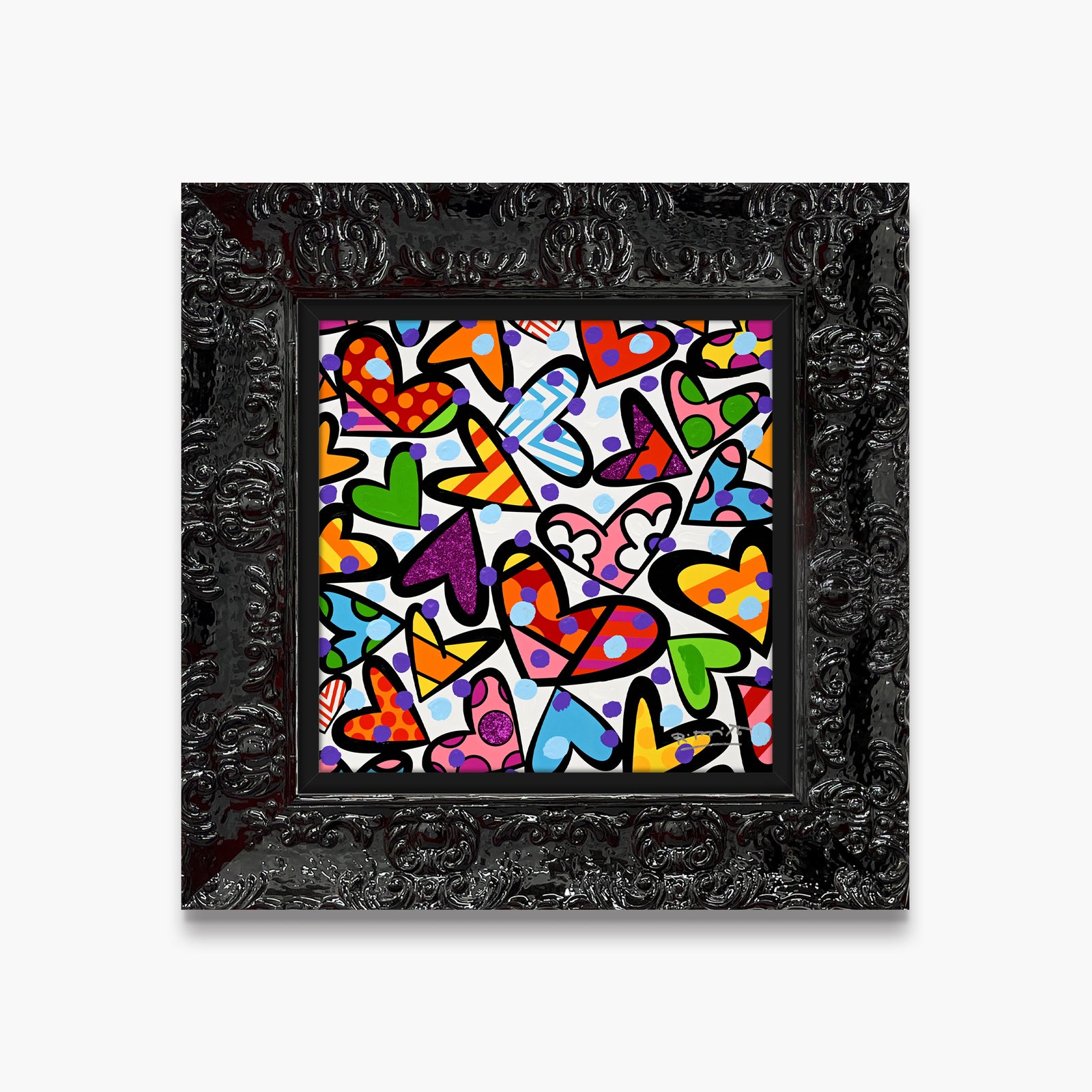 Hearts - Mixed Media Original