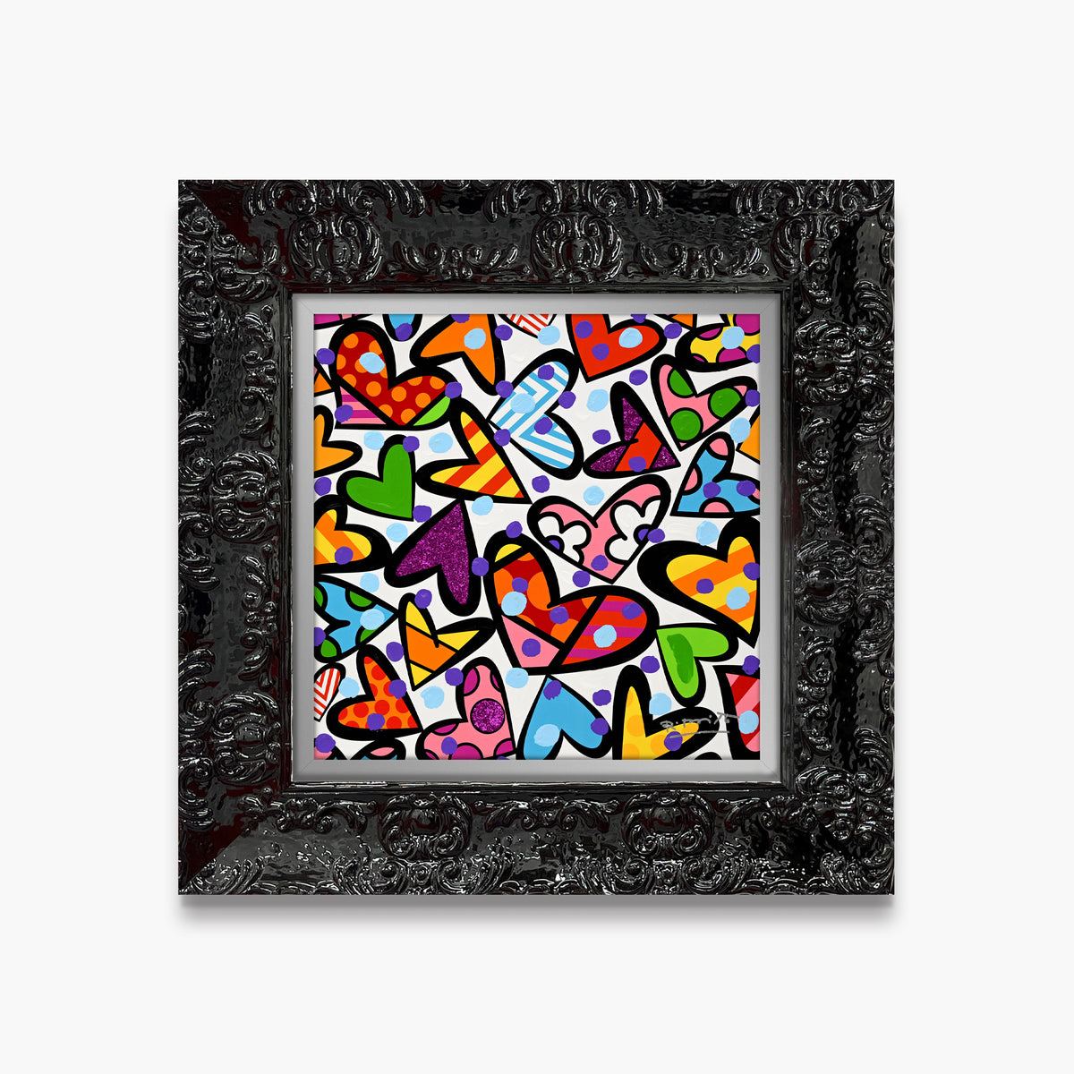 Hearts - Mixed Media Original
