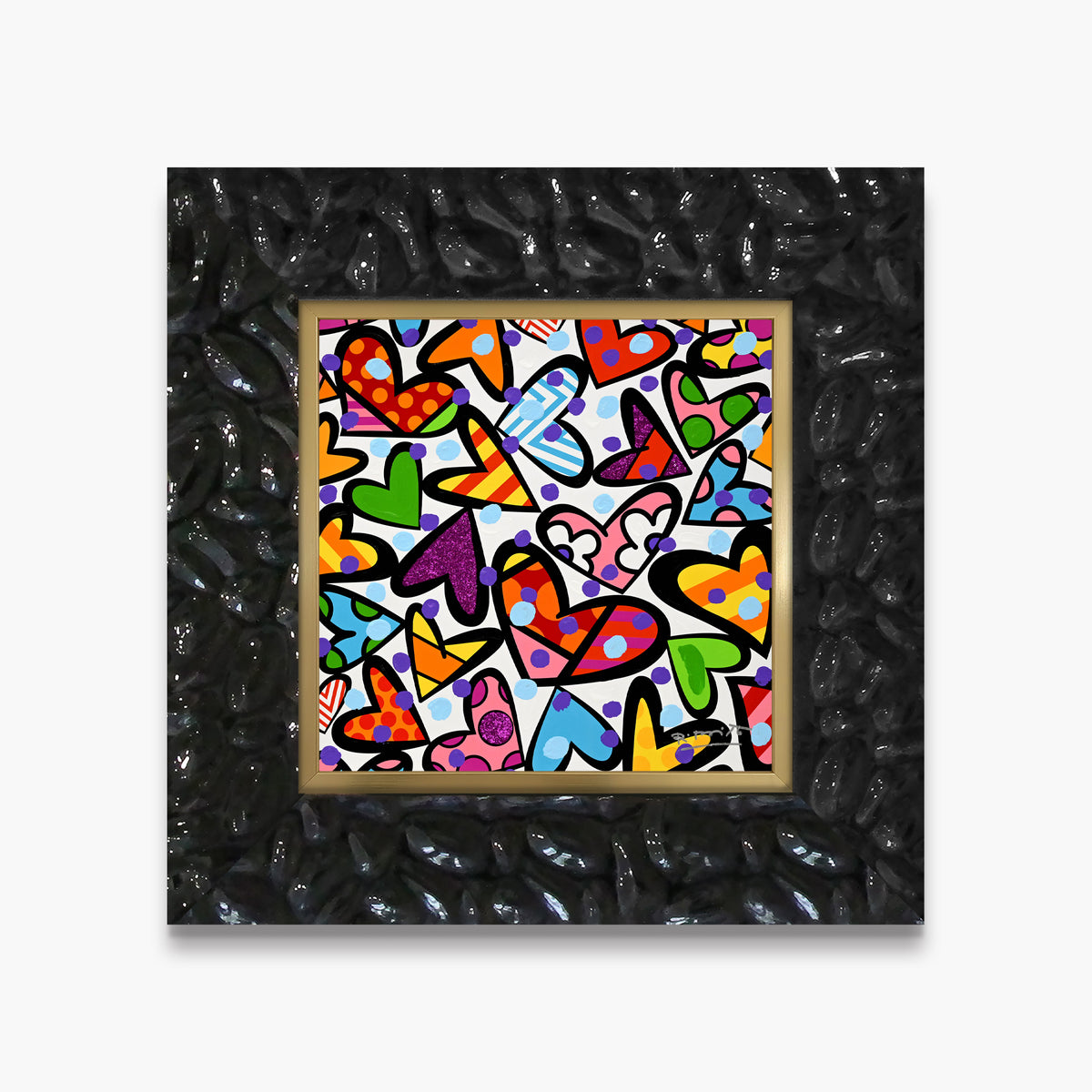 Hearts - Mixed Media Original