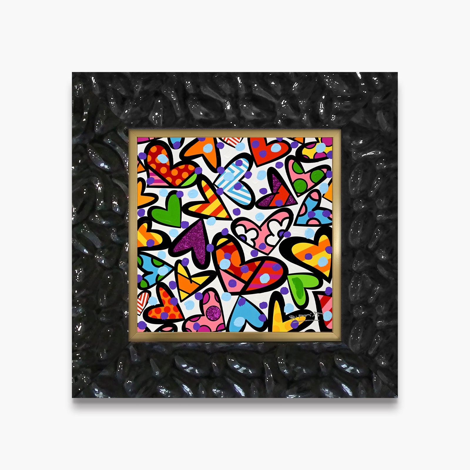 Hearts - Mixed Media Original