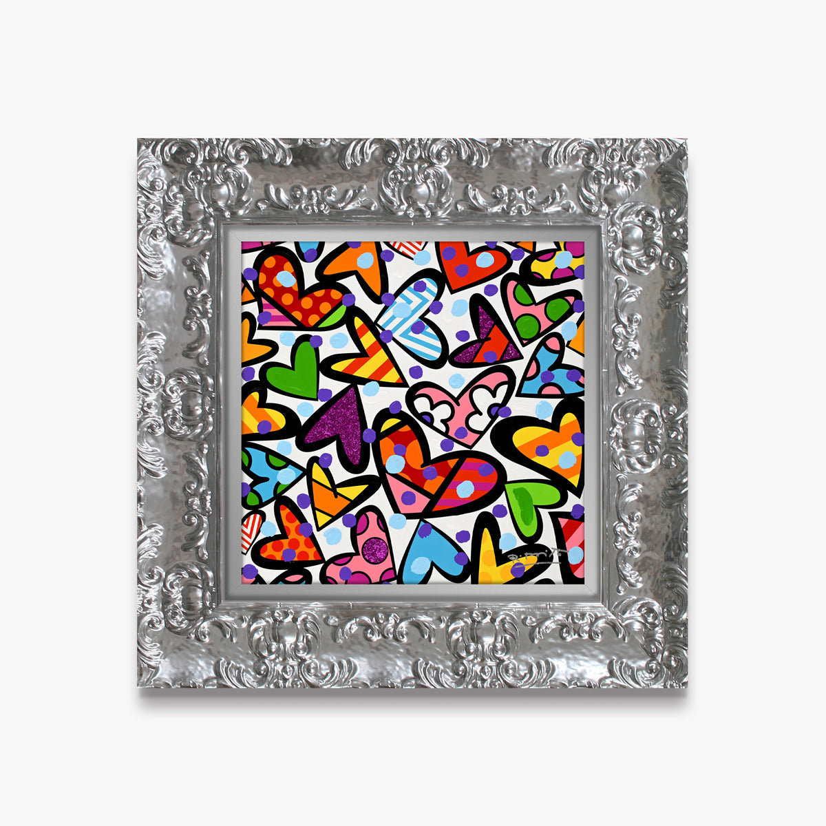 Hearts - Mixed Media Original