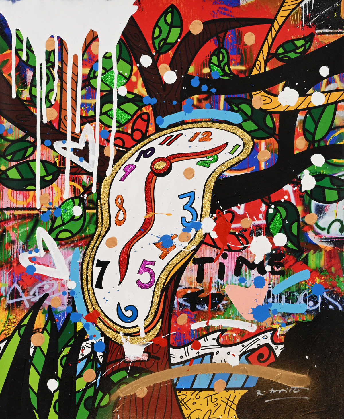 Time Is Relative - Mixed Media Original