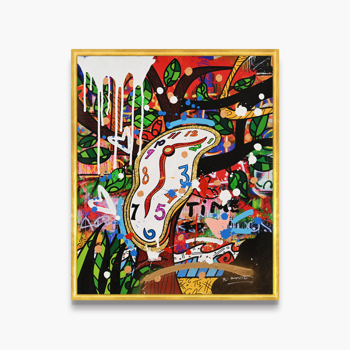 Time Is Relative - Mixed Media Original