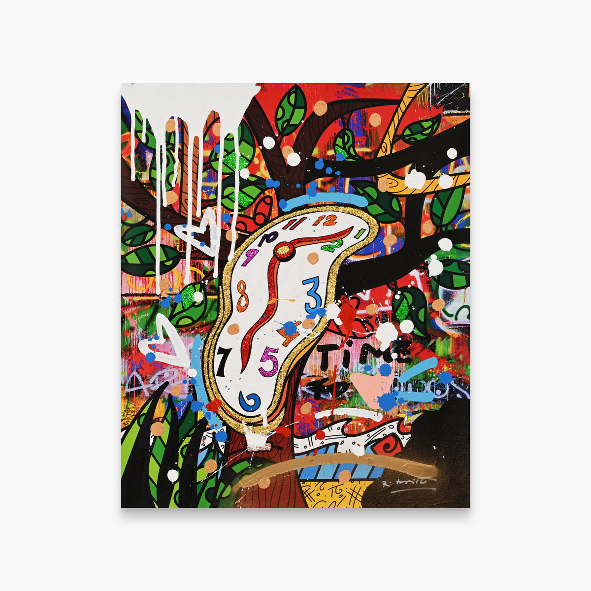 Time Is Relative - Mixed Media Original