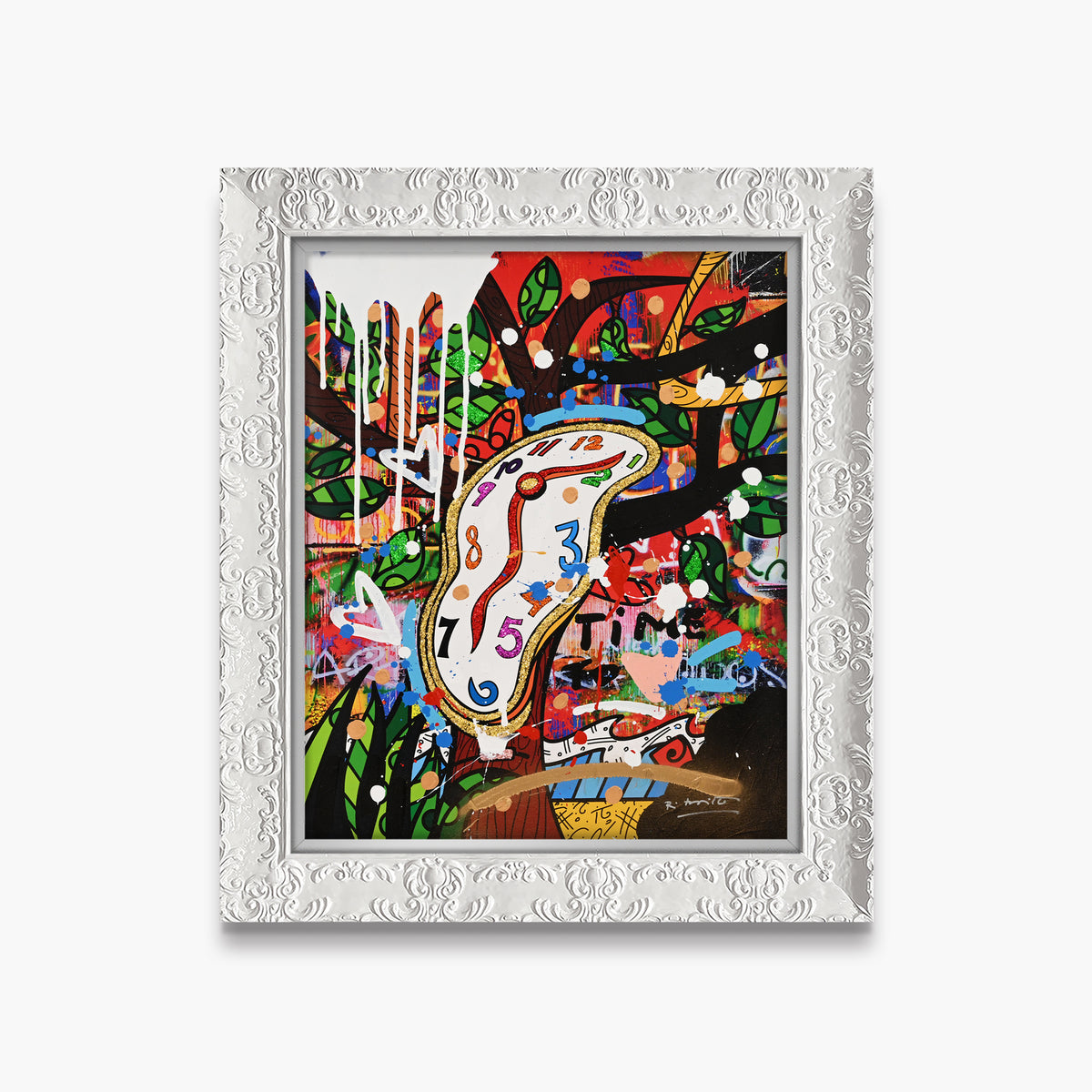 Time Is Relative - Mixed Media Original